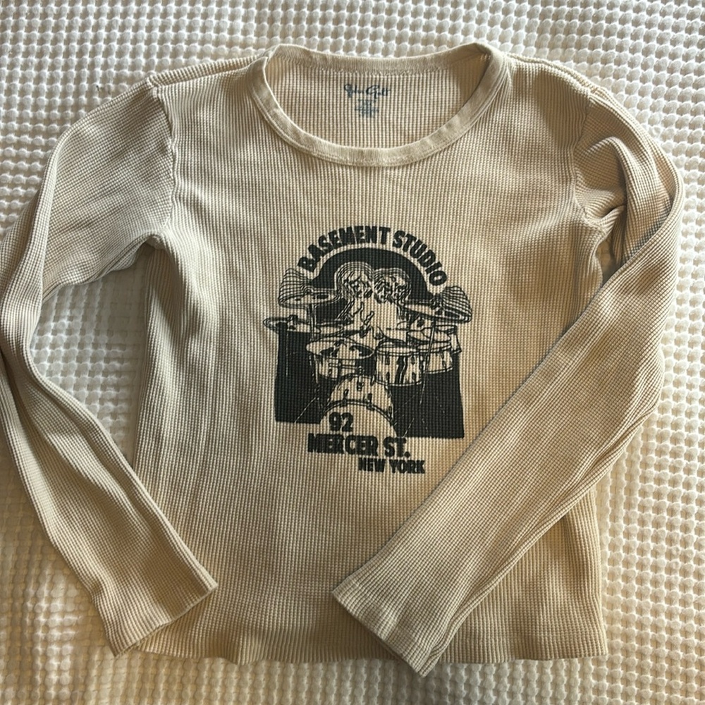 Brandy Melville Long-Sleeved Band Tee